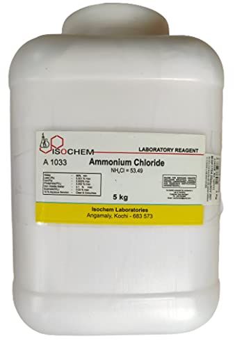 See full amazon price history chart for ISOCHEM Ammonium Chloride (5KG) Assay 99% Min ISOCHEM Ammonium Chloride (5KG) Assay 99% Min (B09L16HCFV) Amazon Price History, Amazon Price Tracker