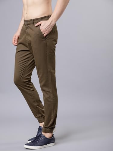 Image of Highlander Men's Tapered Fit Cargo Trousers| Stylish & Comfortable for Casual, Travel & Active Wear