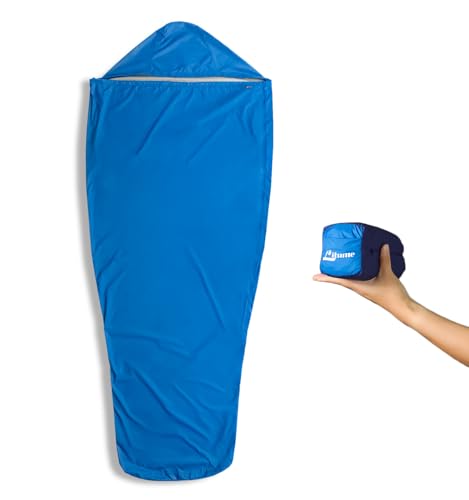 Litume 防水 ビビィサック 超軽量 コンパクト スリーピングバッグカバー 登山 キャンプ ブッシュクラフト アウトドアサバイバル 防災 非常用 (ロイヤルブルー)