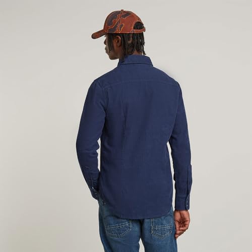 G-Star Herren Dakota Slim Hemd, Blau (dk sea Blue gd D25223-C436-G702), XS 2