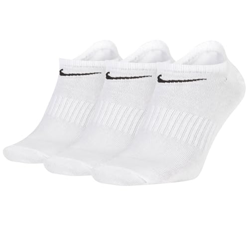 NIKE Socken 6 Paar Sneakersocken Füßlinge Socken SX7678 Weiß Grau Schwarz Farbe:Weiss/Mehrfarbig Socken Neu:38-42
