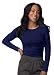 Sivvan Women's Comfort Long Sleeve T-Shirt / Underscrub Tee - S8500 - Navy - S