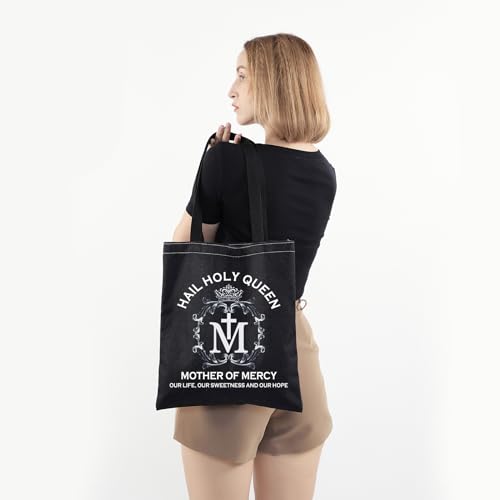 Bolso tote PWHAOO Marian Catholic - Bolso de consagración mariana, regalo inspirado en María miniatura 5