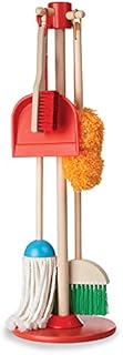 Melissa & Doug Kids Cleaning Set | Toddler Role Play Toys for Girls and Boys Age 3+ | Pretend Play Cleaning Products | Let's Play House! Dust, Sweep & Mop Kids Toys | Gift for 3 Year Old Girl or Boy