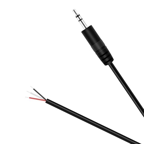 Cable adaptador 3.5mm a cable para parlante 10 pies miniatura 4