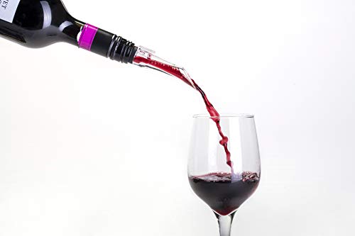 Cork Pops Aerador de vinho Nicholas VinOair, preto, 15,24 cm (6 polegadas)