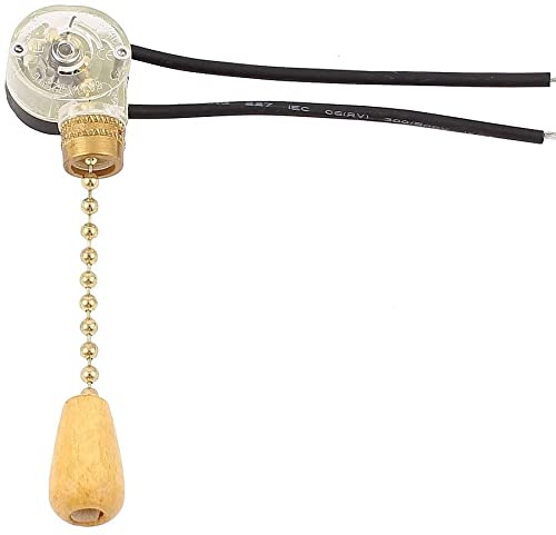 XYWHPGV 3A 250V AC 6A 125V AC 2 Connector Wired Ceiling Fan Chain ...