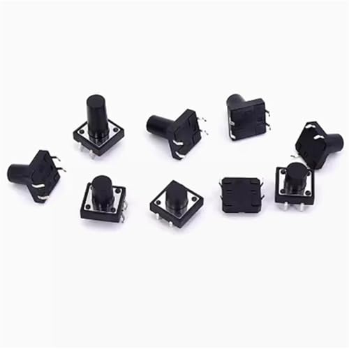 Pulsador micro interruptor tactil DIP 4 pin de 12x12x8mm componentes electronicos push button