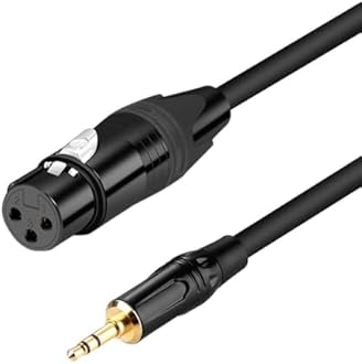 Seefeful XLR to 3.5mm,10 FT Stereo Microphone Cable for Camcorders, DSLR Cameras, Computer Recording Device and More