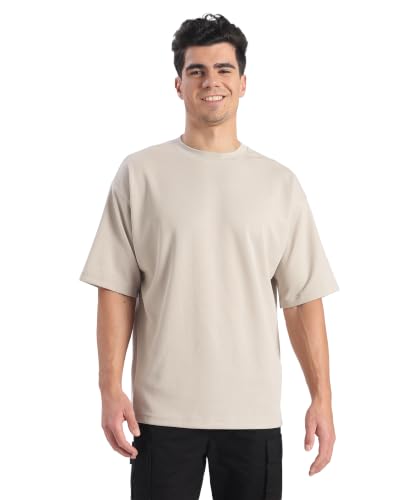 Image of Jockey UM23 Men Super Combed Cotton Blend Oversized T-Shirt with StayFresh Treatment