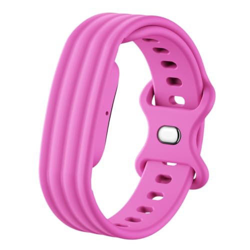 Image of Soft Silicone Strap Compatible with Google Fitbit Air, Sport Replacement Band, Adjustable Breathable Wristband for Workout, Running & Daily Wear