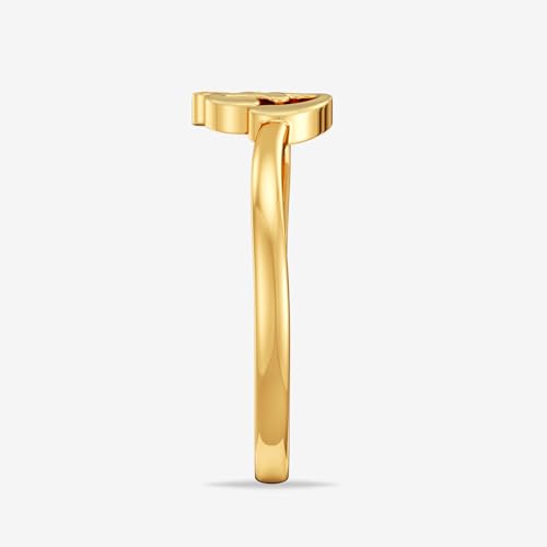 Image of Joyalukkas 22KT Ohm Design Kid's Gold Ring | Gift For Kids & Girls |BIS & HUID Hallmarked
