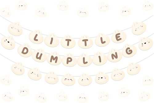Guirlande Little Dumpling décoration originale baby shower à offrir