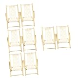 Mini chaise de plage : la chaise de plage miniature est pliable et ne prend beaucoup de place. c'est un merveilleux cadeau pour les enfants.