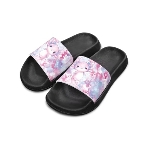 Slide Sandals Non-Slip Youth Pool Shower Shoes Open Toe Design Thick Sole Living Room Sandals