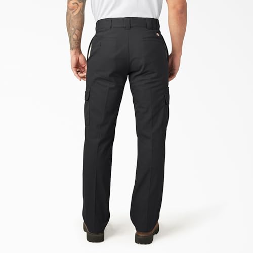 Dickies Flex Regular Fit Cargo Pants, Black, 32 30 - Image 3