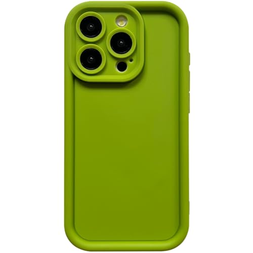 Image of Puxicu Slim Case for iPhone 14 Pro Max, Enhanced Camera Protection, Shockproof Skin-Friendly Touch Soft Case Cover for iPhone 14 Pro Max Phone 6.7 inch, Avocado Green