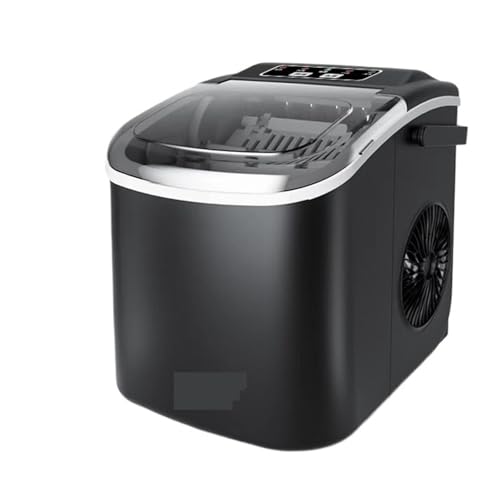Máquina fabricadora de hielo portátil para hotel, capacidad 1,2 L, con opción de cubos pequeños y grandes, para hogar/cocina/acampada/RV (limpieza automática + UV) miniatura 1