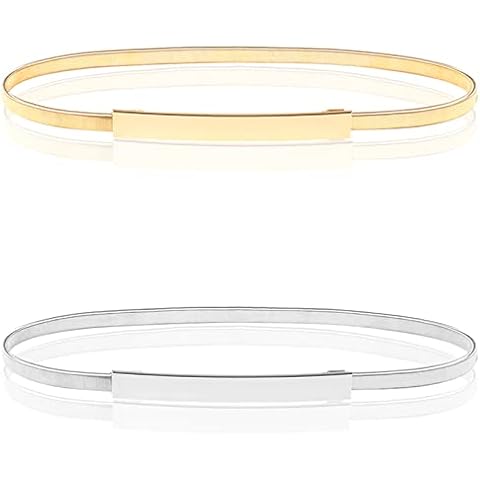 Conjunto de 2 Cinturones Mujer Elásticos de GUUFOO Cover