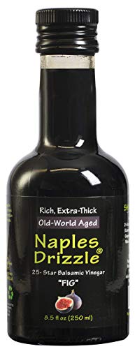 Naples Drizzle Barrel-Aged Balsamic Vinegar of Modena -- Rich, Extra Thick, No Added