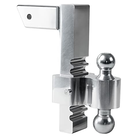 ANDERSEN HITCHES | Truck Tow Accessories | Rapid Hitch | Adjustable Extra Heavy Duty Trailer Hitch | Dual 2" and 2-5/16" Ball Receiver, 10-inch Aluminum Rise/Drop 21/2" Shank | 3413-25 Cover