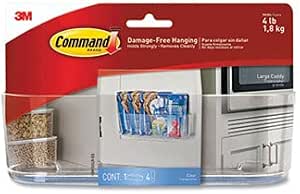 Command Caddy Wood Clear Large
