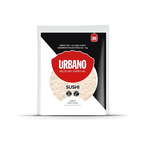 Urbano, Arroz para Sushi, Grão Curto, Seleção Especial, Tipo 1-1kg