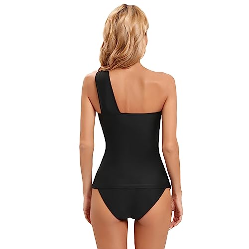 Bikini Set Maillot de Bain Séparés Anti Marques Bronzage Bleu L