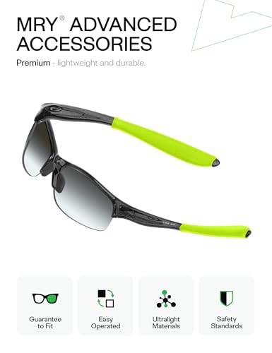 Almohadillas para Oakley Commit SQ gomas de recambio verde para evitar que se caigan las gafas 3