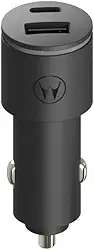 Motorola, Carregador Veicular Turbo Power™ 45W CHR-0679, Porta USB-A e USB-C