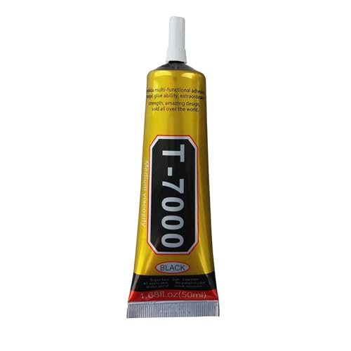 50ML Adhesivo para reparaciones y trabajos de precisión, Adhesivo Multiusos - Ideal para teléfonos, smartphones, tabletas, joyas, libros, cuero y zapatos, Adhesivo Negro