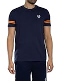 Sergio Tacchini Grello T Shirt Maritime Blue/Orange Pepper