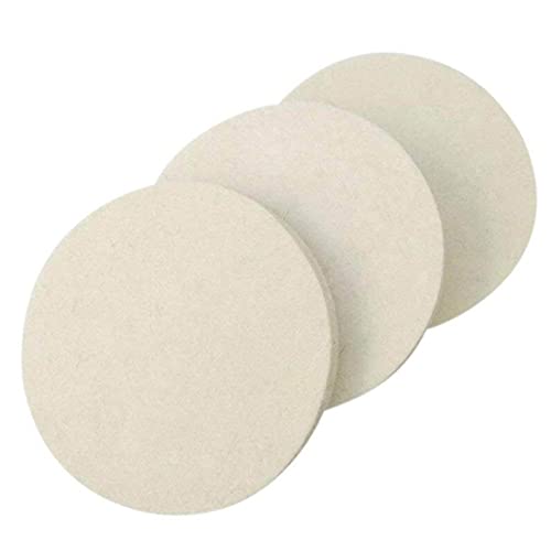 Image of DIY Crafts 1 Set, 7 inch inch Backing + Felt Pad + Nut, Wax Car Polishing Buffing Pad Wool Pad Kit and Felt Pads w (1 Set, 7 inch inch Backing + Felt Pad + Nut)
