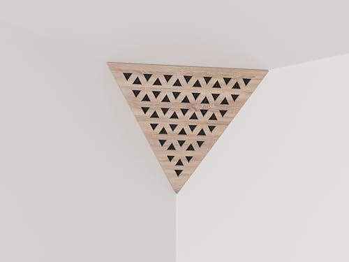 Sound Absorption Corner Bass Trap (2 Pack) Triangular Foam