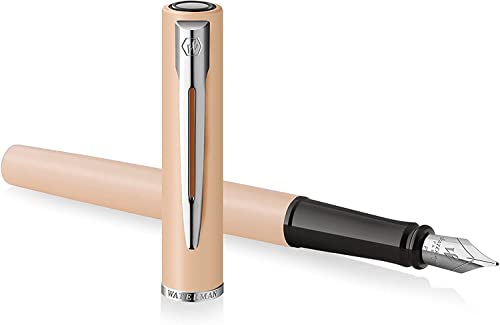 Waterman Allure Stylo plume pastel avec cartouche et stylo effaceur Orange pastel
