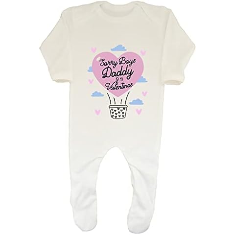 Shopagift Sorry Boys Daddy is My Valentines Baby Sleepsuit Romper White Cover