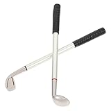 Artibetter Lot de 2 Stylos de Club de Golf Fantaisie, Taille Mini, Alliage Métal, Encre Noire et Rouge, Accessoire Bureau Original, Présent Sportif pour Hommes, Usage Quotidien et Événementiel