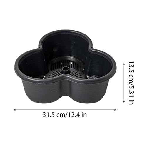 Ensemble de pots de fleurs empilables et jardinière verticale pour aromates - 6