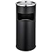 TecTake Posacenere esterno autoportante 30 litri pattumiera con secchio interno (Ø x H): 25 x 61 cm - disponibile in diversi colori (nero | no. 402282)
