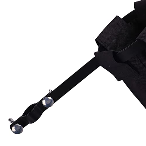 Funda para baquetas de batería, funda grande impermeable y resistente al desgaste, hecha de nailon, color negro miniatura 7