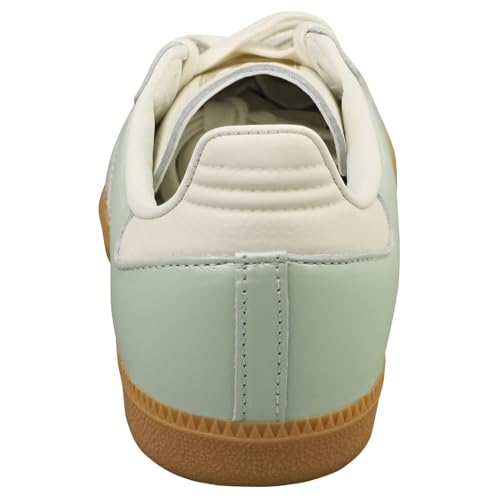 Image of adidas Samba OG Women's Shoes, Linen Green Metallic /Off White /Cyber Metallic, Size 5.5