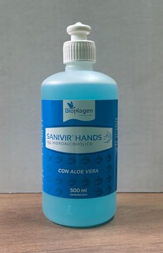 Gel Higienizante Hidroalcoholico manos con Aloe Vera (Bote 500 ml)