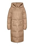 Jacke VERO MODA Damen Vmnoe Long Coated Coat Boos Cp Jacke, Tigers Eye, M EU