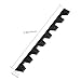 Universal Front Bumper Scrape Guard Skid Plate Protection for Lowered Cars/SUV, Car Bumper Guard Anti-Scratch Kit Scrape Protector Plate Skid Plate 8 Pack（Carbon Fiber Texture）