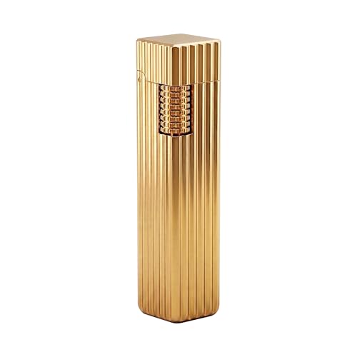 Encendedor Rectangular Recargable Vintage de Latón