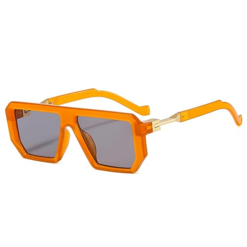 Lunettes de soleil rétro polygonales verres UV400 protection yeux homme femme