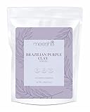 meesha Brazilian Purple Clay Powder Purple Kaolin Clay | 3.5 oz (100g) | Gently exfoliating, mild, oil-absorbing clay | DIY soaps, bath salts, bath bombs, face masks | 100% Natural