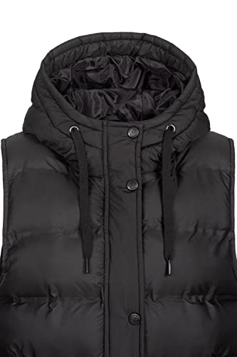 Chaleco Lonsdale Moonzie de mujer con capucha acolchada y cierre central 4