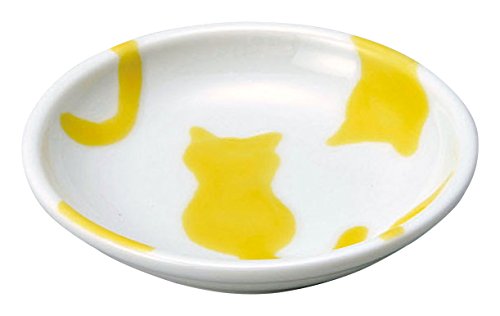 Amazon.co.jp: 奥川陶器 カッツェ 皿小(黄) 527289 : ホーム＆キッチン
