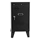 Simon Rack Simonlocker Kommode, klein, 575 x 400 x 500 mm, Amario aus Metall, klein, inkl. Schlüssel, Anthrazit